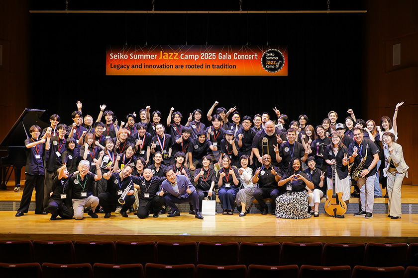 Seiko Summer Jazz Camp 2025の集合写真